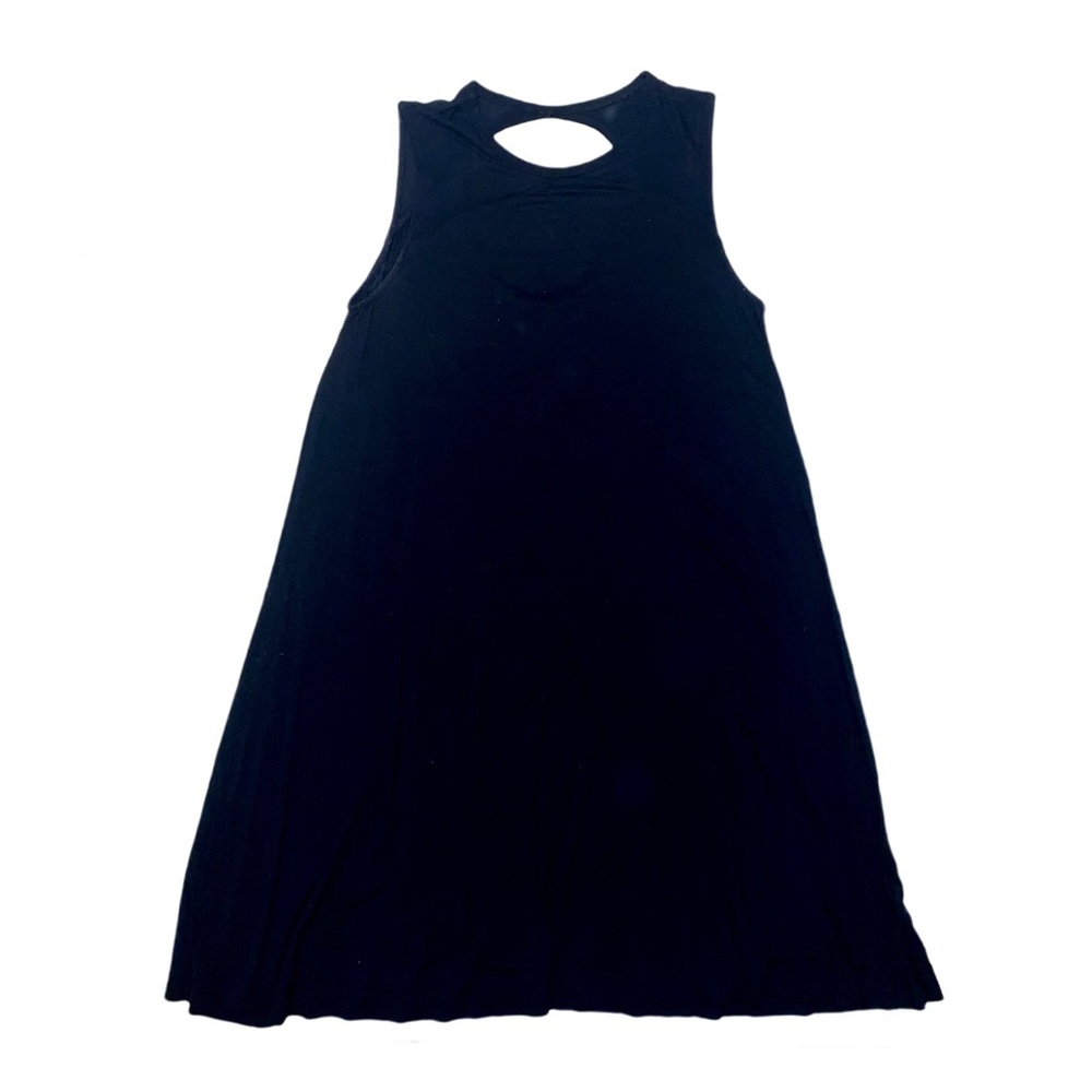 Sleeveless black sundress